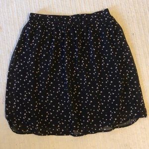 BOGO Black Patterned Skirt